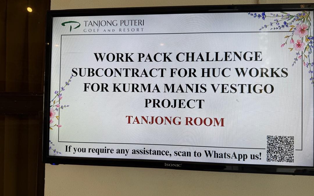 Constructability Review Session for KURMA MANIS HUC MMHE/VESTIGO Project