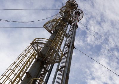 Perform Guy Wire Inspection and Greasing for Flare Tip during Turnaround 2023